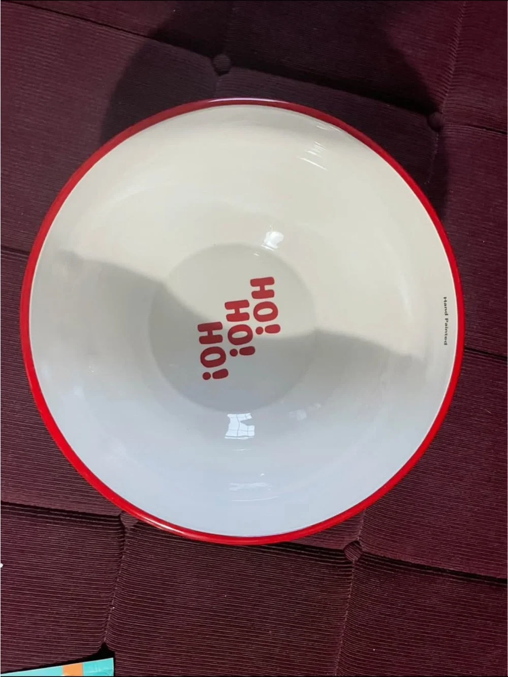 Red Santa Belt Snack Bowl